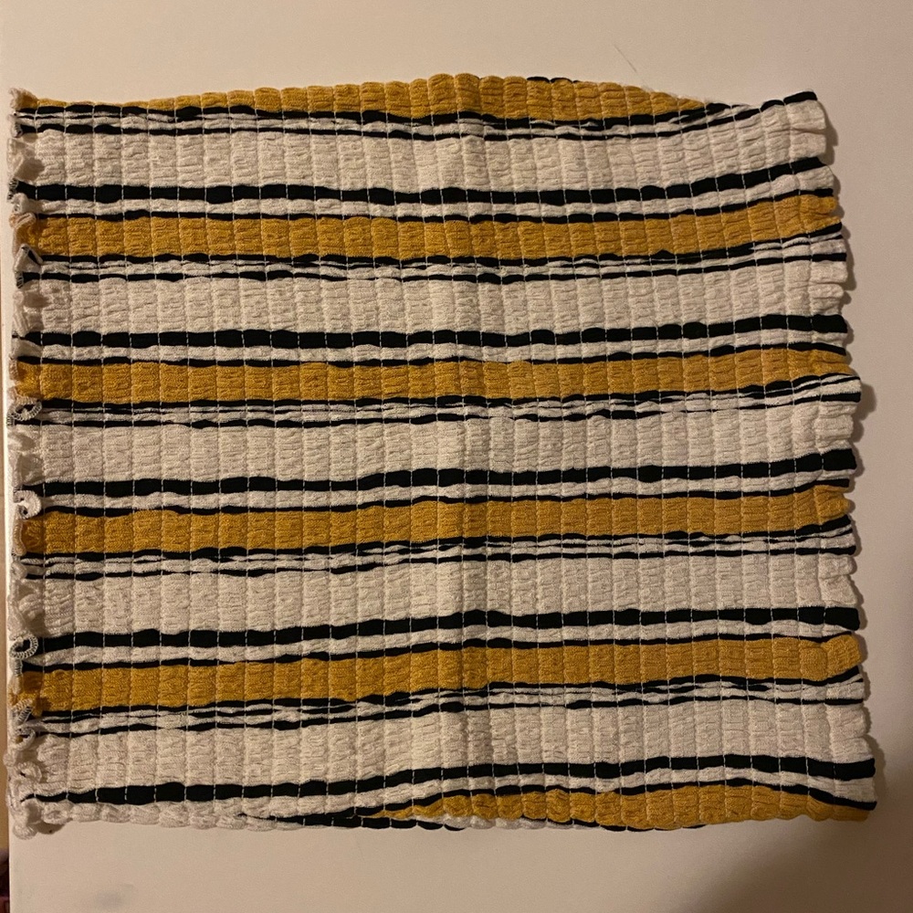 striped tube top